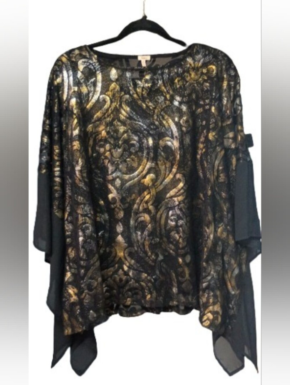 Reba Metallic Blouse